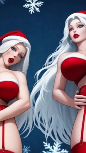 Santa Claus sexy women (Ai animation)   Clip 1