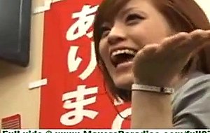 Azusa itagaki teen asian slut gets a bj cumshoot in her mouth