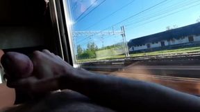 Crazy Fuckin Guy Have Been Jerk Off In The Train In Way To Romania. (main Time+cumshot)