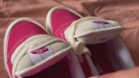Cum along inside my vans