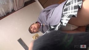 犬嗅ぎ娘13 2m男の鼻を犯す唾液プレイ 編(dog18-02/フェ血ス)