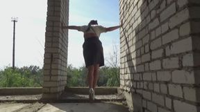 One wrong step in an abandoned place and this happened.