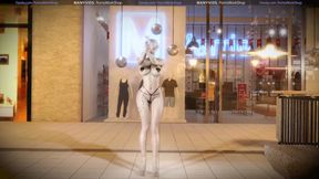The Asian Bitch Is Dancing For You Right now.