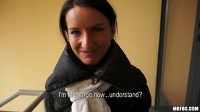 Tattooed brunette Megan Promisita nicely penetrated by massive dick
