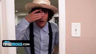 Liberating the Amish Couple - Jill Shows Her StepSister Melody and Max the Ways of the World