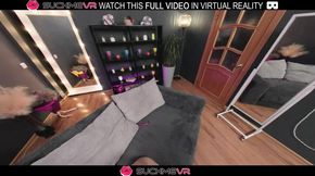 Horny girl Emma Pikiner got fucked hard, in VR.