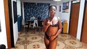 Black StepSister Gave Real Sloppy BlowJob Better Than How She Suck Her Boyfriend Big Dick with Her Big Ass - Mastermeat1