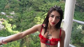 jade smith - 18 year old debut tries anal with huge porn producer cock first time latina porn casting cum facial