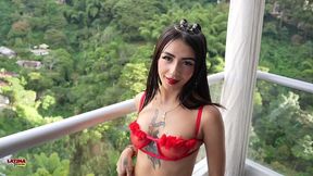 jade smith - 18 year old debut tries anal with huge porn producer cock first time latina porn casting cum facial