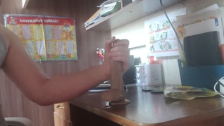 I suck a dildo