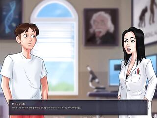 Summertime Saga - Miss Okita Sex Scene