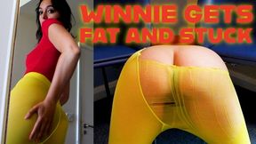 Winnie Gets Fat And Stuck