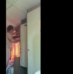 All naked in Camper
