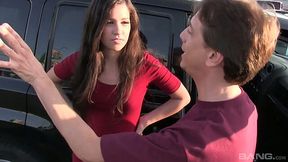 Jaw dropping babe with juice ass Caroline Ray enjoys riding hard cock