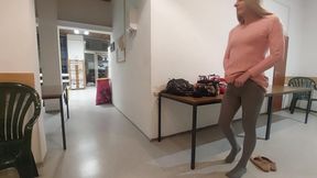 Alone in the laundry