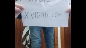 Verification Video: Amateur Gay Masturbation with Dick and Ass Action
