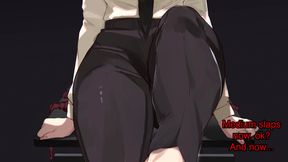 her trying to make her &quot;master&quot; happy.