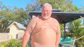 Silly grandpa always is naked but then someone usually ends up fucking him
