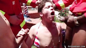 ”Firefighters Double penetration banging American tart”