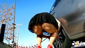 pantyhose upskirt - sams club exhibitionist