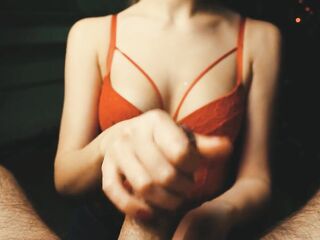 My wife's ally gives me a Fresh Year's present and tastes my cum during the time that my wife is out shopping. 4K