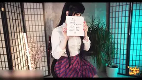 Komi-san seduces with MollyRedWolf in kinky cosplay