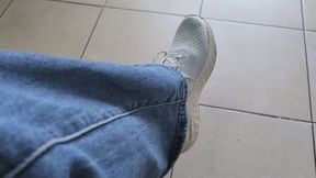 Katherine exploring your fetish for socks and sneakers
