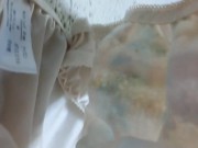 Cute transgender sexually stained pants taken off raw