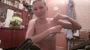 Sex tape non-professional act with legal age teenager 18+ looking hottie hard fuck