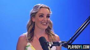 Podcast and masturbation with Ozzie MILF blonde Charlie Forde