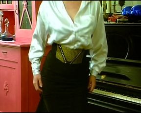 Redhead German MILF stuffs herself with dildo