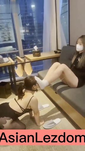 Couple humiliates slave girl in hardcore scene