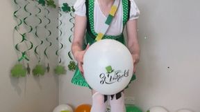 St Patrick’s Day Balloon Nail Pop