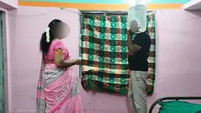 Indian housewife tempts thirsty guy with wild anal ride