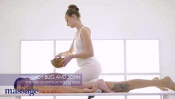 Sensual Massage Delight: Lady Bug's Euro Babe Romance