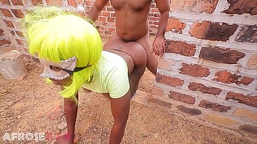 Big booty construction worker got fucked outdoor - FULL VIDEO