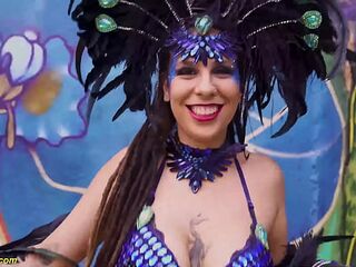 curvy samba dancer anal in my bang van