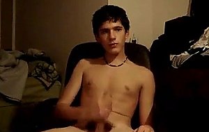 Big dicked twink jerks off - 5 min -