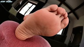 K, Korean MILF, BARE soles! Part 2- MP4