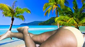 Sexy Giantess At the Beach  4K