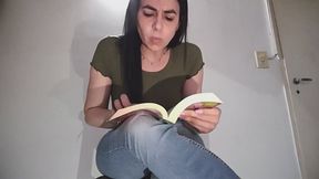 Cheeky Hiccup interrupts my reading