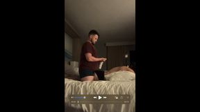 Cuckcation: He Massages Me, Then Fucks Me, You Just Watch! - HD MP4 1080p