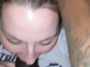 Snowbunny sucks bbc