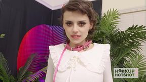 Petite Angel Windell Meets Up With Bryan Gozzling For Extreme Sex!