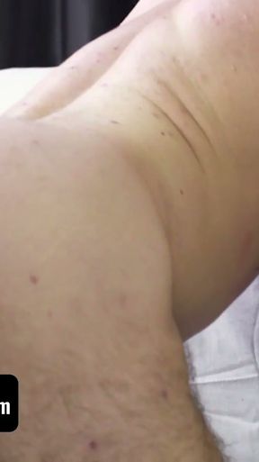 Bottom Games - Athletic Buddies Bet On Arm Wrestling Game And The Winner Pumps The Loser's Asshole   Clip 1