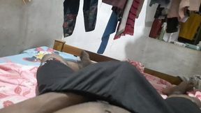Hot 18 Year Old Boy Jerking off While Laying on Bed