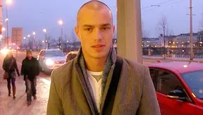 Bald Bottom Takes His New Big-Dicked Lover - XXX Gay
