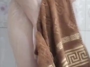 A beautiful gay ass is waiting for you in the shower in the foam