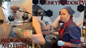 Medical CBT and Fisting ft Glove Mistress Li Ying Maz Morbid - nurse medfet fetish anal electrics