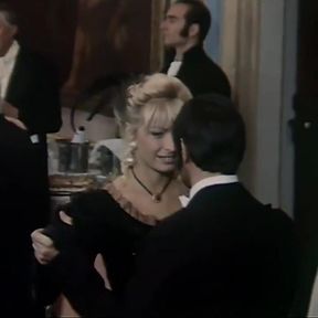 Beautiful blonde cock sucking pussy fucking in the castle